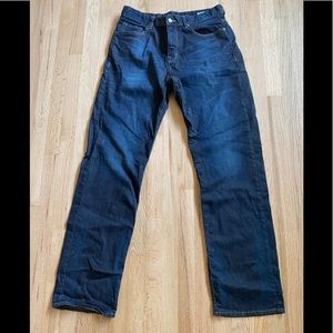 Men’s Calvin Klein Dark Denim Blue Jeans 34 x 34 Relaxed Straight Leg
